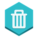 trash, bin icon